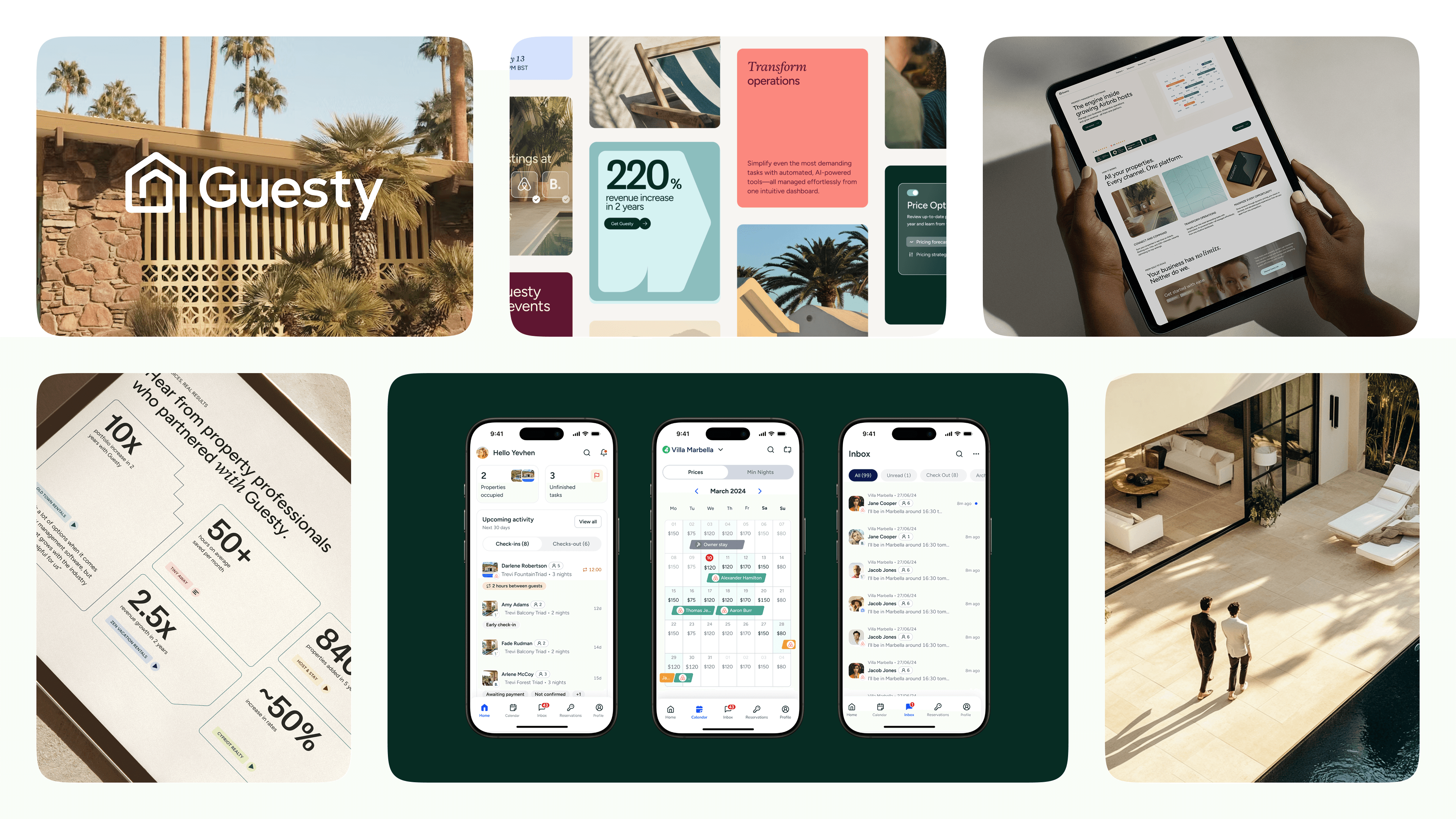 Guesty mobile onboarding — progress and value-first setup
