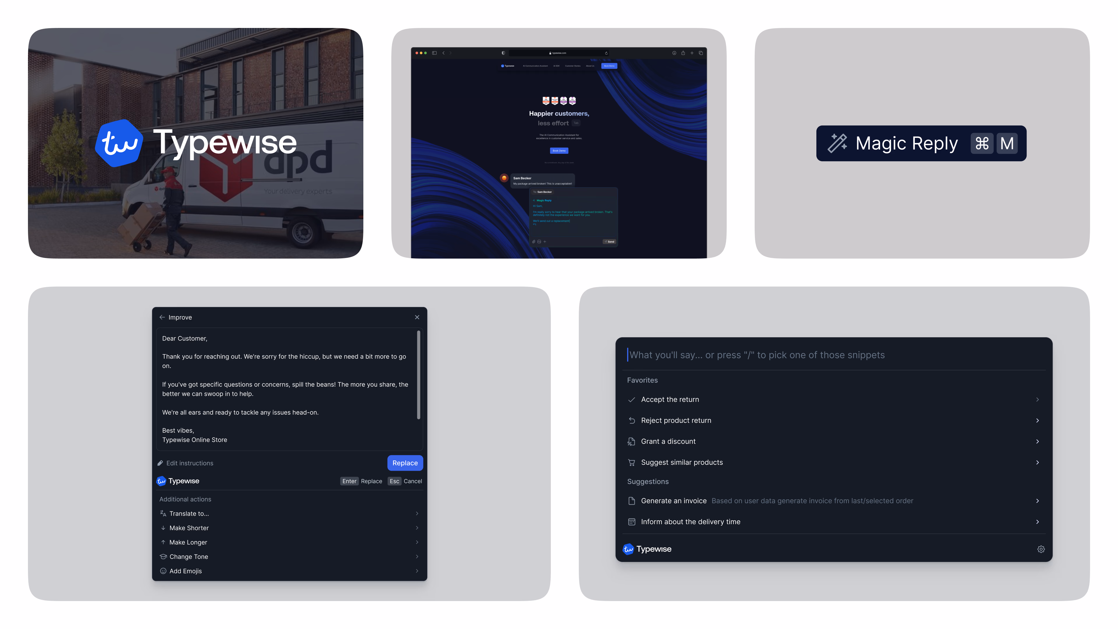 Typewise — AI communication assistant